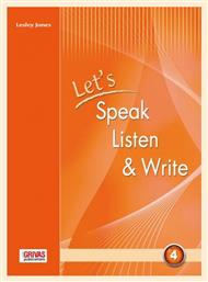 Let's Speak, Listen And Write 4: Student's Book από το Filinda