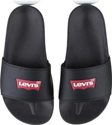Levi's Ανδρικά Slides Μαύρα από το MybrandShoes