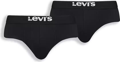 Levi's Ανδρικά Σλιπ Μαύρα Μονόχρωμα 2Pack από το Modivo