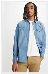 Levi's BARSTOW WESTERN STANDARD Overshirt Τζιν Πουκάμισο ΓΑΛΑΖΙΟ