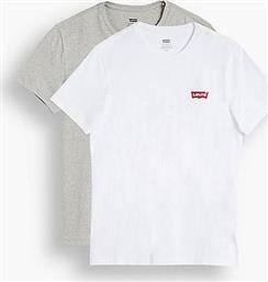 Levi's Crewneck Graphic 2 Pack Ανδρικό T-shirt Κοντομάνικο Πολύχρωμο