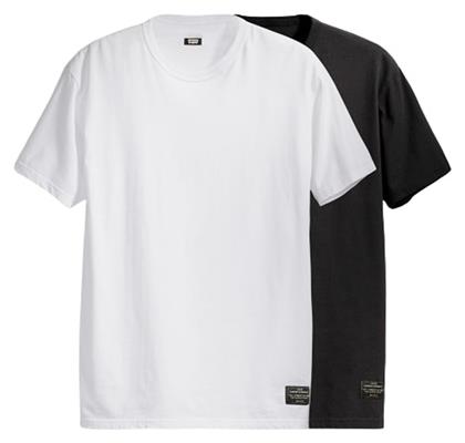 Levi's Skateboarding 2Pack Batwing Ανδρικό T-shirt Black / White