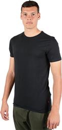 Levi's Solid Crew Ανδρικό T-shirt Μαύρο Μονόχρωμο από το Zakcret Sports