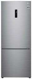 LG Ψυγειοκαταψύκτης 462lt Total NoFrost Υ185xΠ70xΒ70εκ. Inox GBB566PZHMN