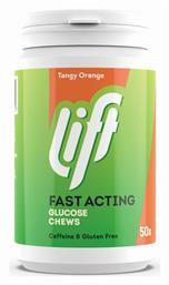 Lift Fast Acting Clucose Chews 50 μασώμενες ταμπλέτες Tangy Orange από το Pharm24