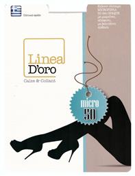 Linea D'oro Οpaque Γυναικείο Καλσόν 50 Den Μαύρο από το Closet22