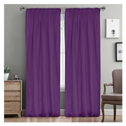 Lino Home Κουρτίνα με Τρέσα Line 305 Mauve 300x295εκ.