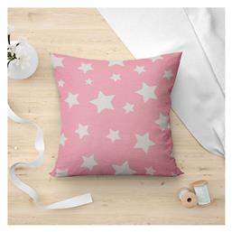 Lino Home Παιδική Διακοσμητική Μαξιλαροθήκη Stel 301 Pink Μ45xΥ45εκ.