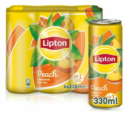 Lipton Κουτί Ice Tea Ροδάκινο Χωρίς Ανθρακικό 6x330ml