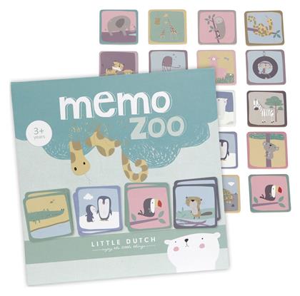 Little Dutch Εκπαιδευτικό Παιχνίδι Memo Zoo για 3+ Ετών