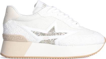 Liu Jo Γυναικεία Sneakers White / Light Gold