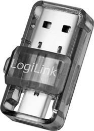 LogiLink USB-C Bluetooth 5.0 Adapter με Εμβέλεια 10m Γκρι (BT0054)