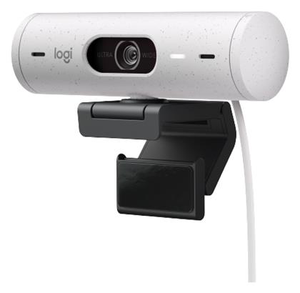 Logitech Brio 500 Web Camera Full HD 1080p με Autofocus Λευκή