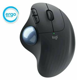 Logitech Ergo M575 Ασύρματο Εργονομικό Bluetooth Ποντίκι Graphite