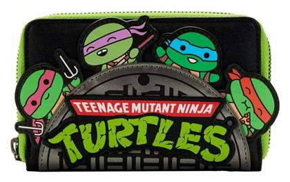 Loungefly Παιδικό Πορτοφόλι Teenage Mutant Ninja Turtles για Αγόρι Μαύρο TMNTWA0001
