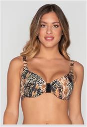 Luna Africa Bikini Σουτιέν Animal Print Μαύρο