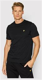 Lyle and Scott Ανδρικό T-shirt Μαύρο Μονόχρωμο από το Spartoo