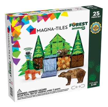 Magna-Tiles Μαγνητικό Παιχνίδι Κατασκευών Forest Animals για Παιδιά 3+ Ετών από το BlablaToys