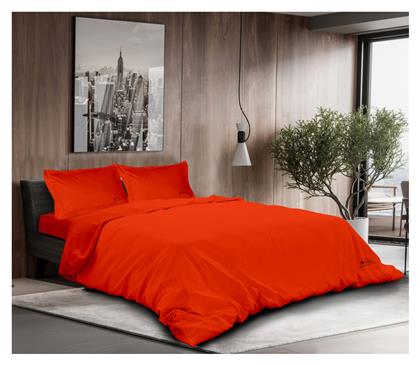 Makis Tselios Home Σετ Σεντόνια Υπέρδιπλα 240x260εκ. Lor Orange