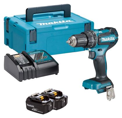 Makita Κρουστικό Δραπανοκατσάβιδο Μπαταρίας Brushless 18V 2x5Ah