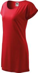 Malfini Καλοκαιρινό Mini T-shirt Φόρεμα Κόκκινο από το MybrandShoes