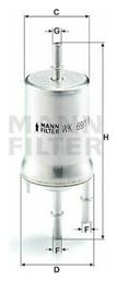 Mann Filter Φίλτρο Βενζίνης για Audi A2 - Seat Ibiza/Cordoba - Skoda Fabia - Vw Polo