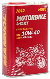 Mannol 7812 Motorbike 4-Takt Λάδι Μοτοσυκλέτας για Τετράχρονους Κινητήρες 10W-40 1lt