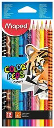 Maped Color'Peps Animals 12τμχ από το Moustakas Toys