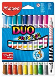 Maped Color'Peps Duo Μαρκαδόροι Ζωγραφικής Χονδροί σε 20 Χρώματα