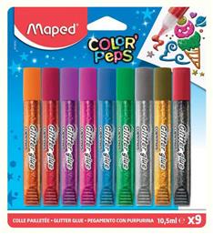 Maped Color'Peps Glitter Κόλλα 10.5ml 9τμχ από το Moustakas Toys