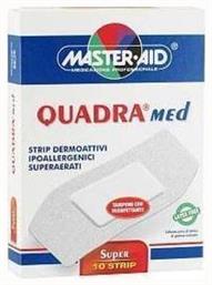 Master Aid Αυτοκόλλητα Επιθέματα Quadra Med 86x39mm 10τμχ