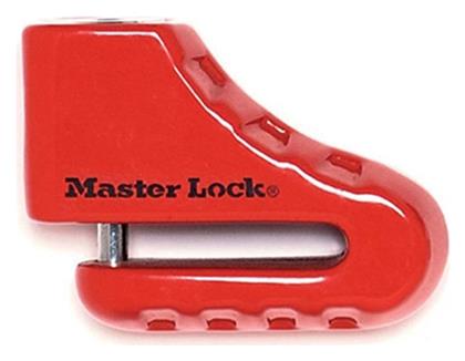 Master Lock Κλειδαριά Δισκόφρενου Μοτοσυκλέτας Κόκκινο Χρώμα