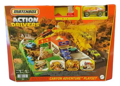 Mattel Πίστα Matchbox Canyon Adventure Playset για 3+ Ετών από το e-shop