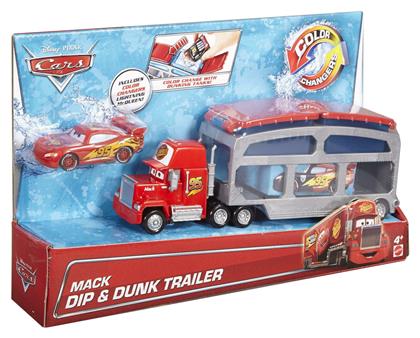 Mattel Σετ Φορτηγό Disney Cars Color Changers Ice Racers, Mack Dip & Dunk Trailer για 4+ Ετών από το Toyscenter