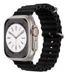 Max W9 Ultra 49mm Smartwatch με Παλμογράφο (Μαύρο)