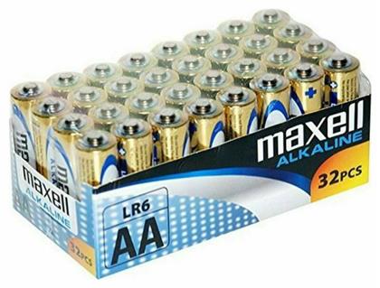 Maxell Αλκαλικές Μπαταρίες AA 1.5V 32τμχ