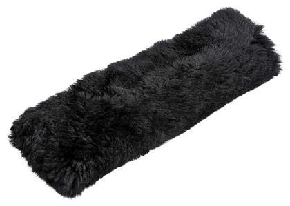 ΜΑΞΙΛΑΡΑΚΙ ΖΩΝΗΣ ΜΑΥΡΟ ΓΟΥΝΙΝΟ ΧΝΟΥΔΩΤΟ SHEEPSKIN 26X9MM