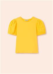 Mayoral Παιδική Καλοκαιρινή Μπλούζα Κοντομάνικη Κίτρινη
