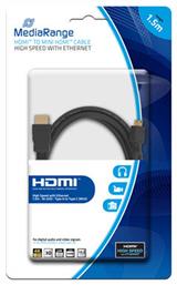 MediaRange HDMI 1.4 Cable HDMI male - mini HDMI male 1.5m Μαύρο από το Public