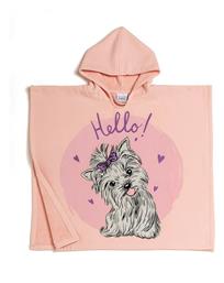 Melinen Puppy Pink Παιδικό Πόντσο Θαλάσσης 60x60cm