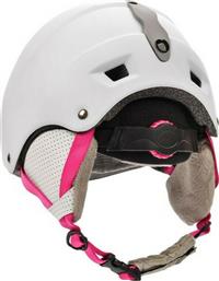 Meteor Kiona Κράνος για Σκι & Snowboard White / Pink από το MybrandShoes