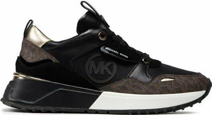 Michael Kors Theo Trainer Γυναικεία Sneakers Μαύρα από το Spartoo