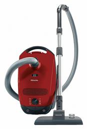 Miele Classic C1 Powerline SBAF5 Ηλεκτρική Σκούπα 800W με Σακούλα 4.5lt Κόκκινη