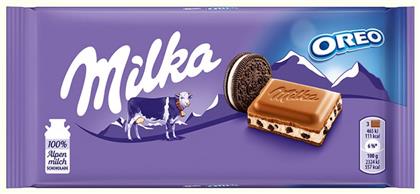 Milka Σοκολάτα Γάλακτος Oreo 100gr