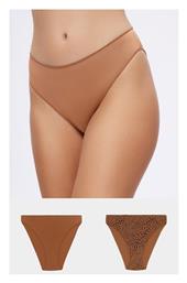Minerva Fimelle Κυλοτάκια Tai Modal Γυναικεία Slip 2Pack Καφέ