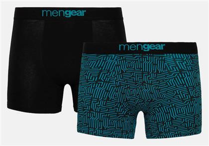 Minerva Mengear Ανδρικά Μποξεράκια Black 2Pack