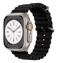 Mini M8 Ultra 41mm Smartwatch με Παλμογράφο (Μαύρο)