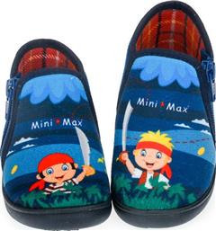Mini Max Ανατομικές Παιδικές Παντόφλες Μποτάκια Μπλε Jack από το Troumpoukis