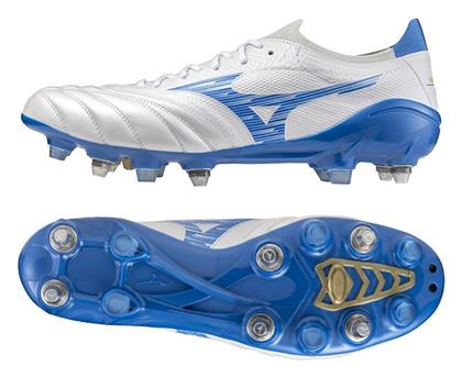 Mizuno Morelia Neo SG Χαμηλά Ποδοσφαιρικά Παπούτσια με Τάπες Λευκά από το MybrandShoes