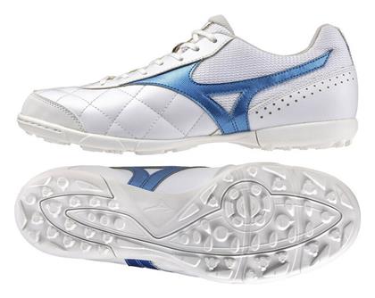 Mizuno TF Χαμηλά Ποδοσφαιρικά Παπούτσια με Σχάρα Λευκά